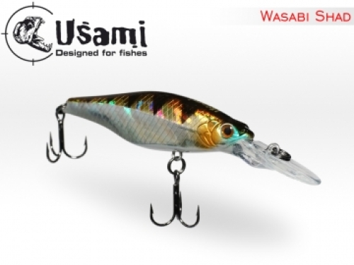 Воблер Usami Wasabi Shad 80SP-DR UR02